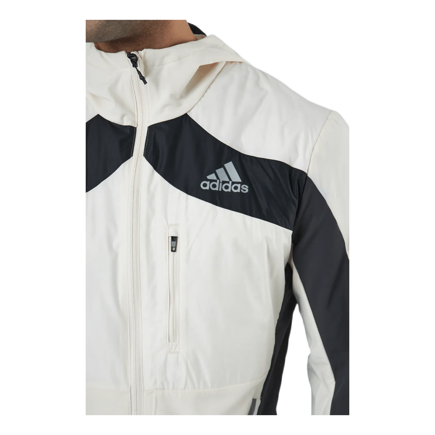 Adidas Marathon Jacket Ocean P.Blue Men Wonder White / Black