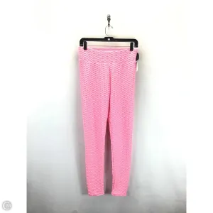 Athletic Leggings By Clothes Mentor In Pink, Size: L