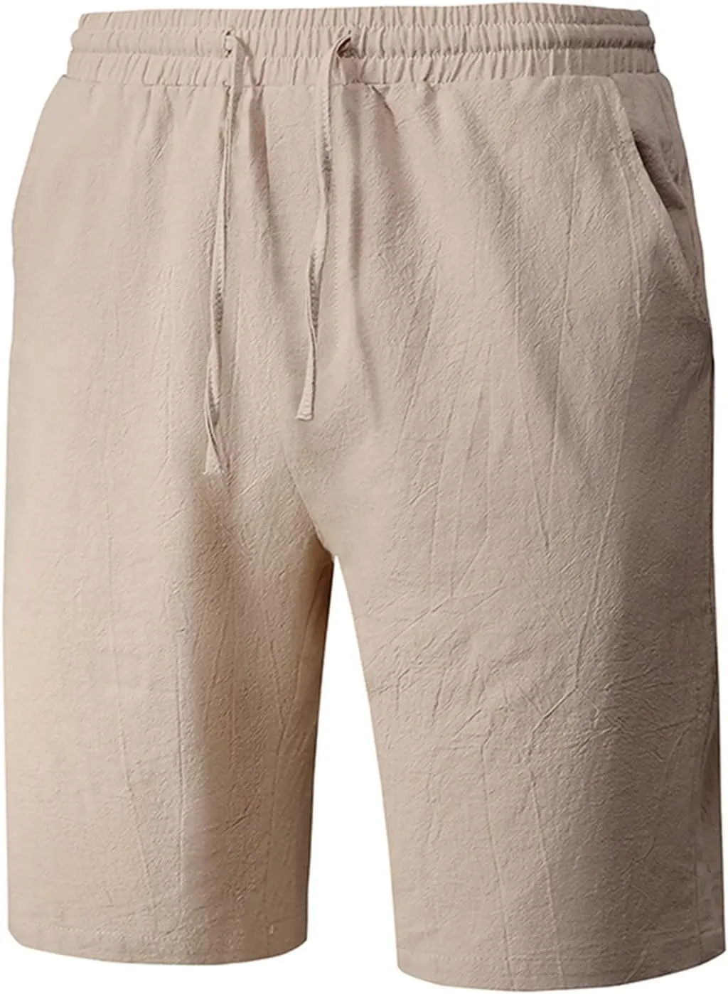Business Shorts for Men knee-length Stylish Trunks Short Pants Trouser Breathable Slim Fit Straight Trunks Pants