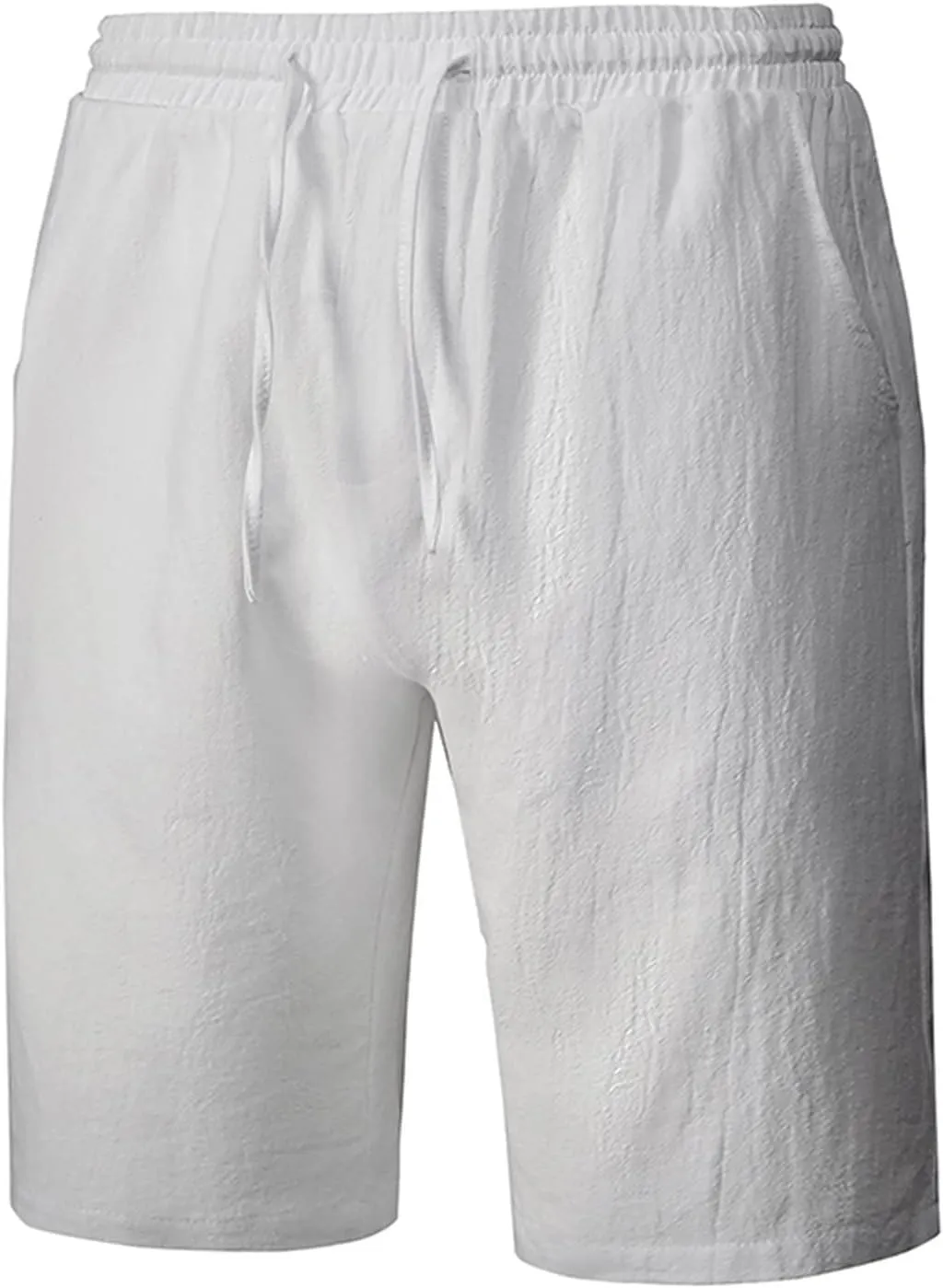 Business Shorts for Men knee-length Stylish Trunks Short Pants Trouser Breathable Slim Fit Straight Trunks Pants