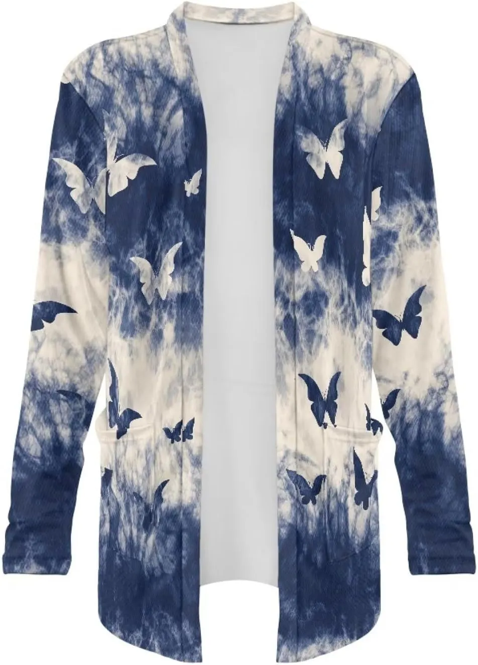 Cardigan Sweaters for Women Long Sleeve Cardigan Soft Drape Open Front Fall Dusters V-Neck Jackets Dressy Loose Coat
