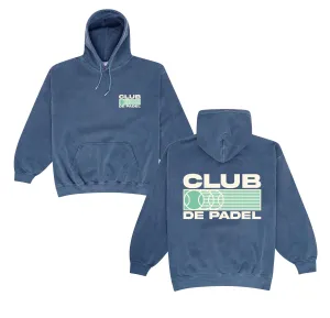 Club de Padel 'Heritage' Vintage Washed Hoodie - Navy