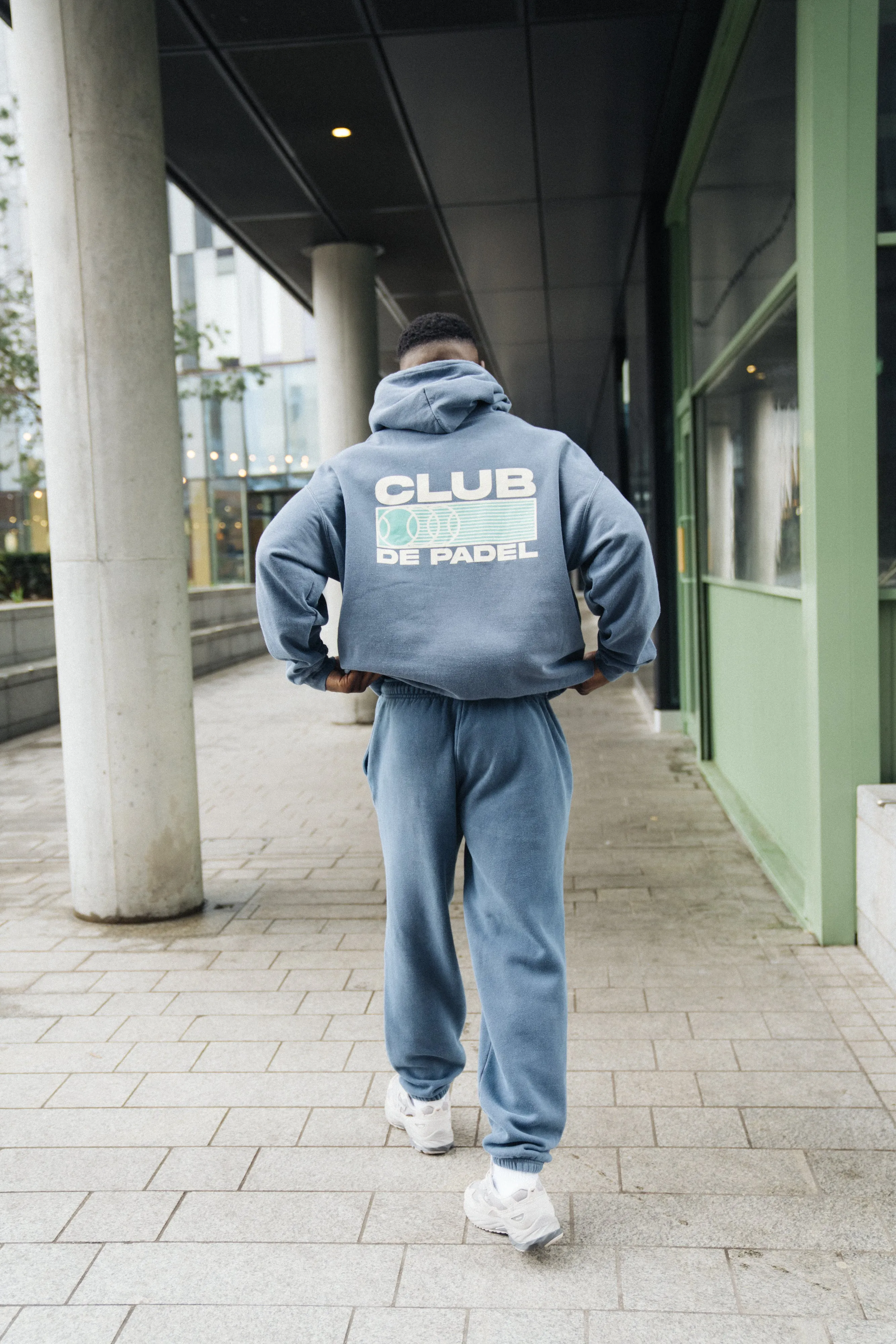 Club de Padel 'Heritage' Vintage Washed Hoodie - Navy
