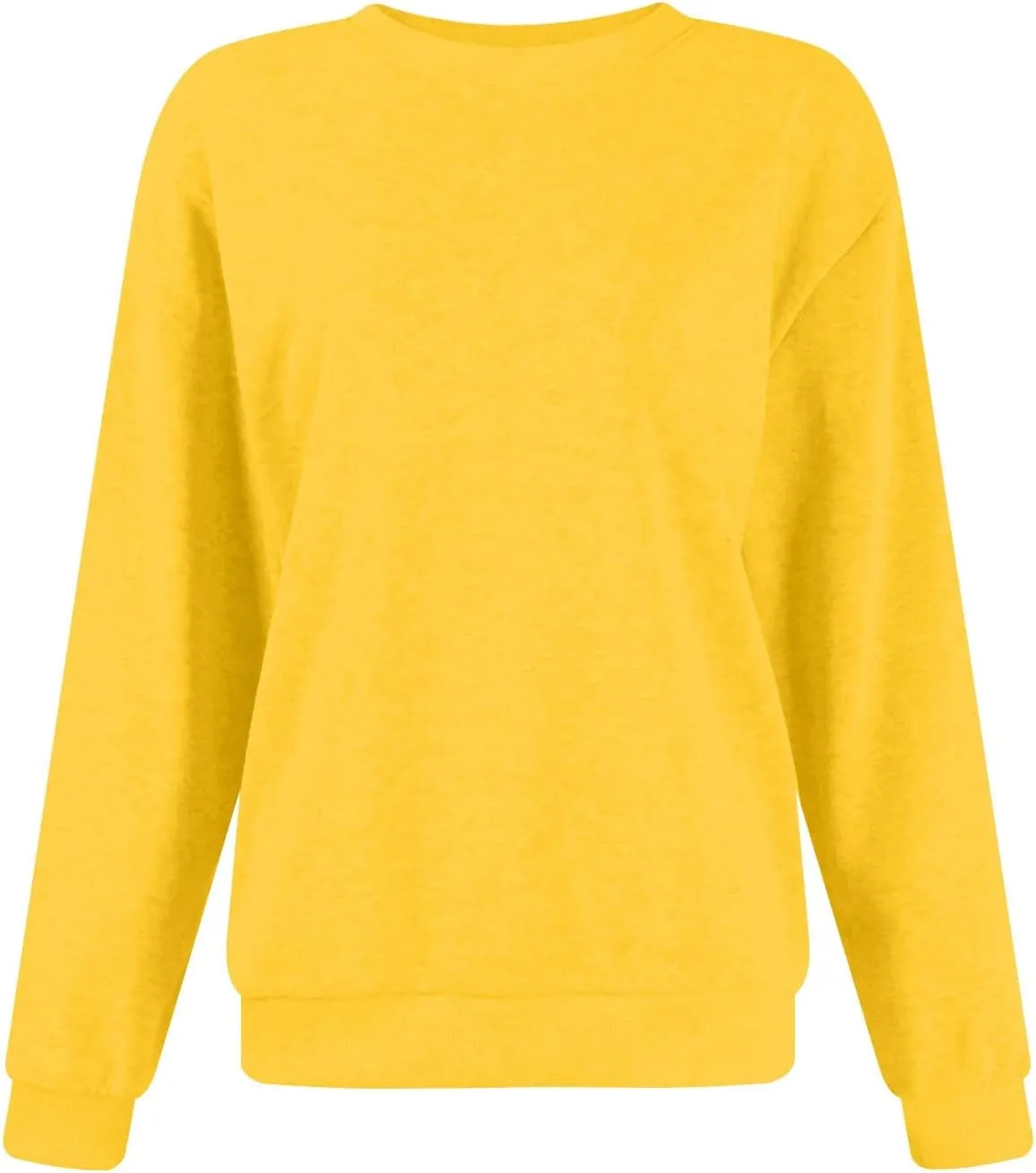 Crewneck Sweatshirts Women Comfy Pullover Crew Neck Sweatshirt Trendy Fleece Fall Sweaters Outfits 2024