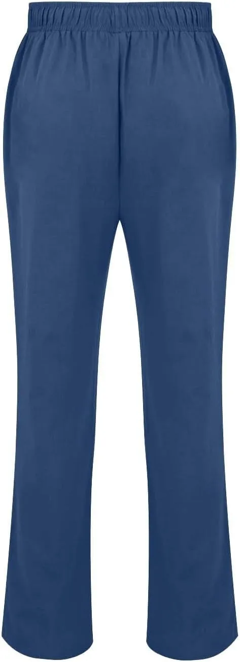 CRNTCEM Men's Straight Leg Linen Pants Breathable Outdoor Travel Beach Yoga Pants Going Out Casual Athletic Workout Sweatpant