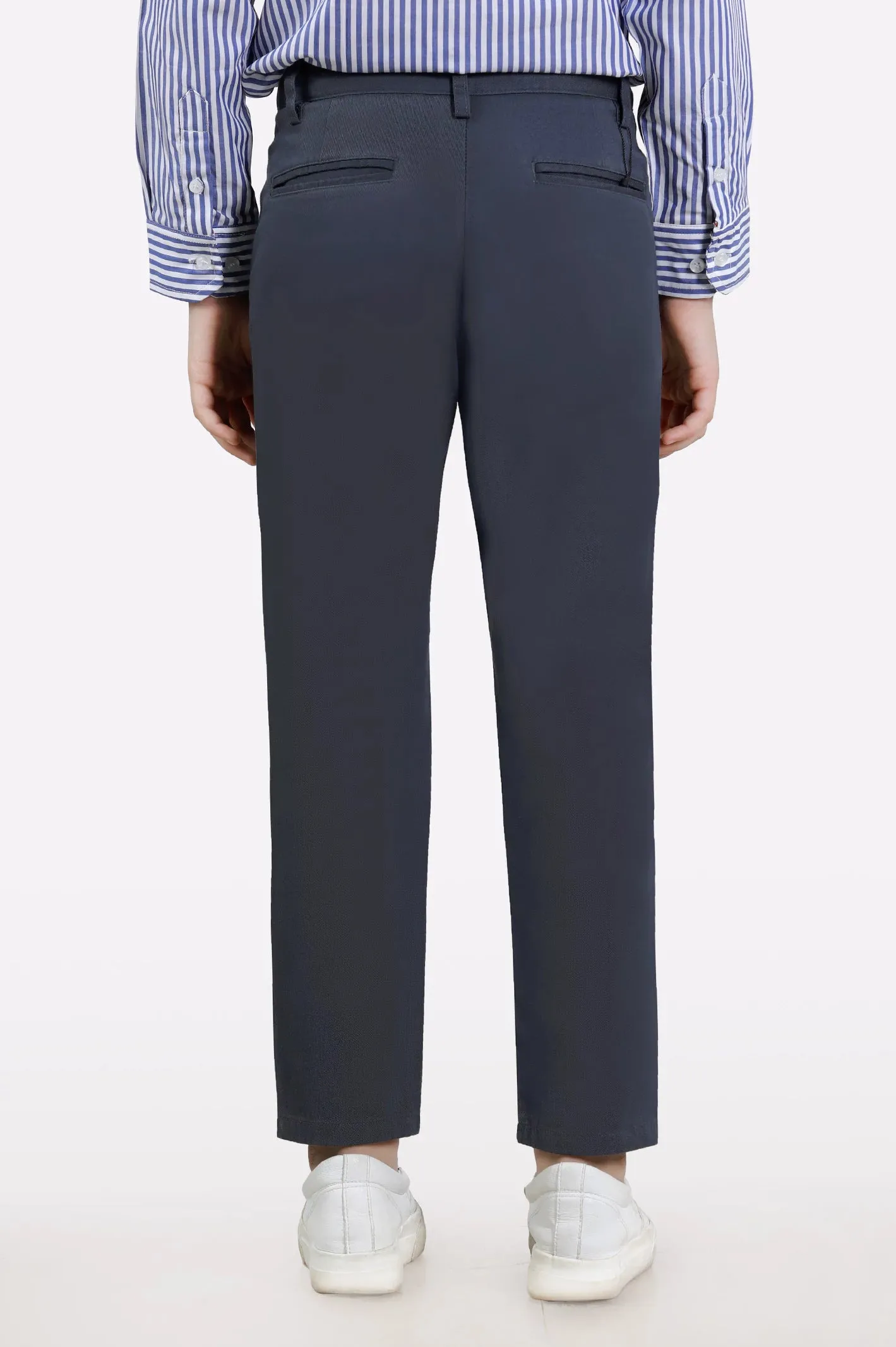 Dark Grey Chinos For Boys