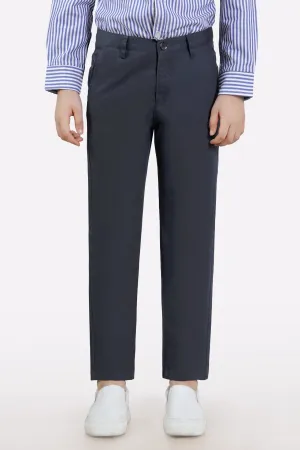 Dark Grey Chinos For Boys