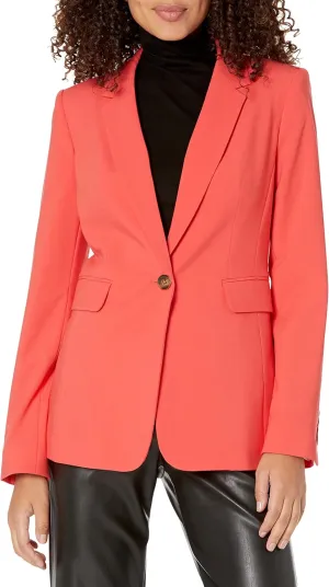 DKNY Women's Single Button Blazer