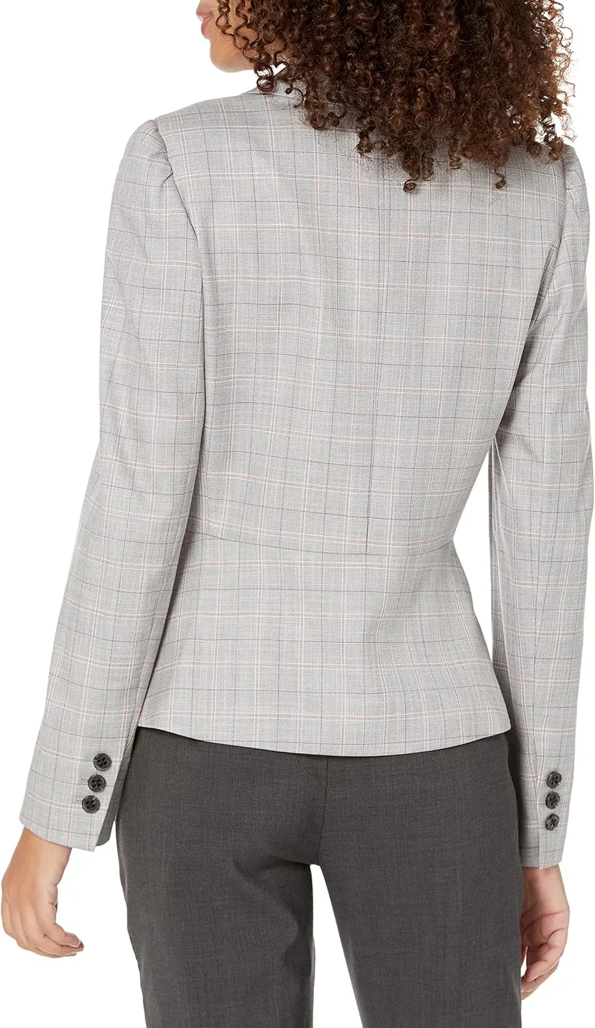 DKNY Women's Single Button Blazer