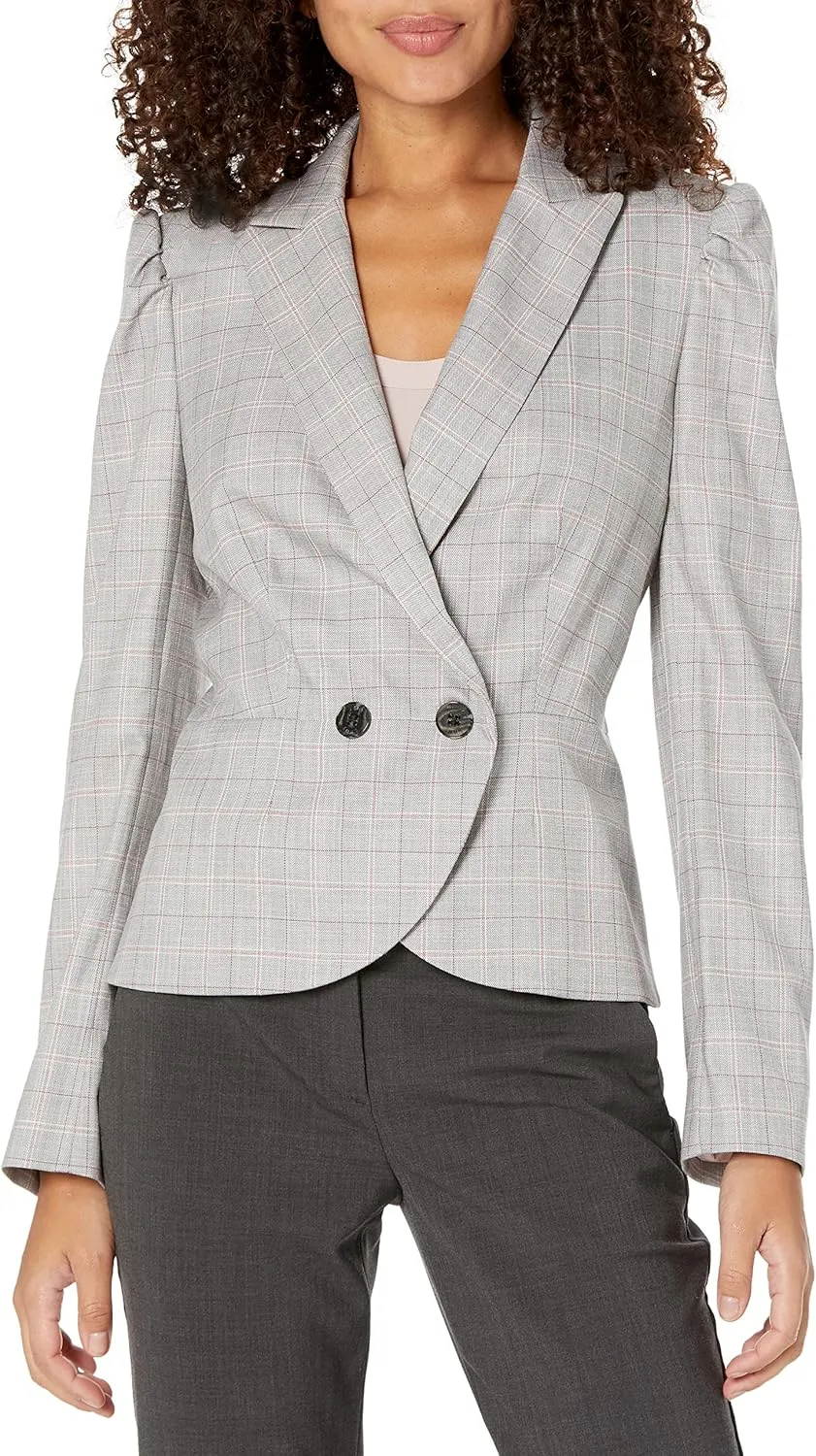 DKNY Women's Single Button Blazer