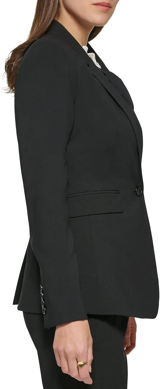 DKNY Women's Single Button Blazer