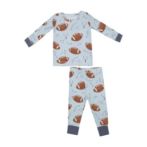 Footballs Blue L/S Loungewear Set