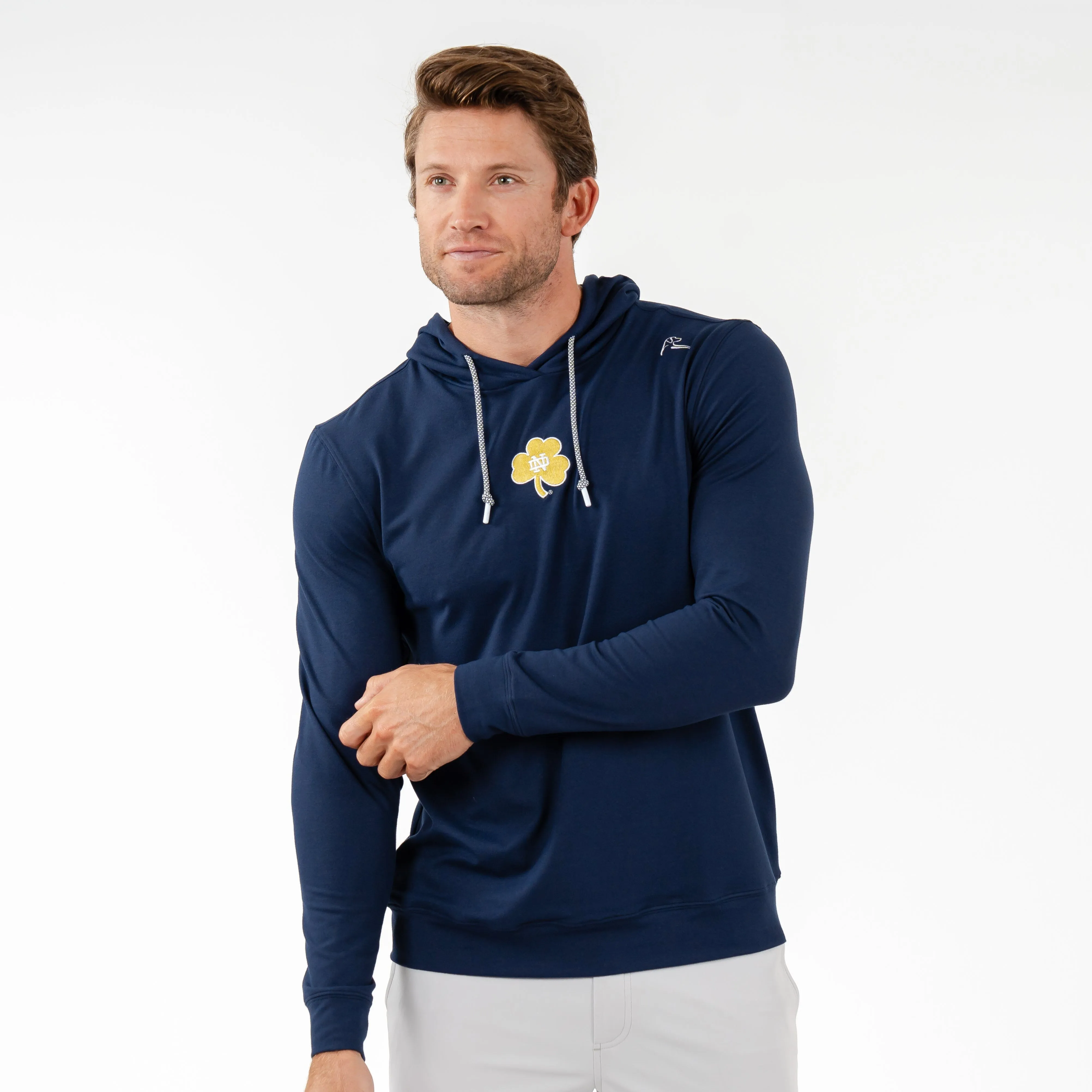 Notre Dame Collegiate Hesi Hoodie - Solid Indigo Blue