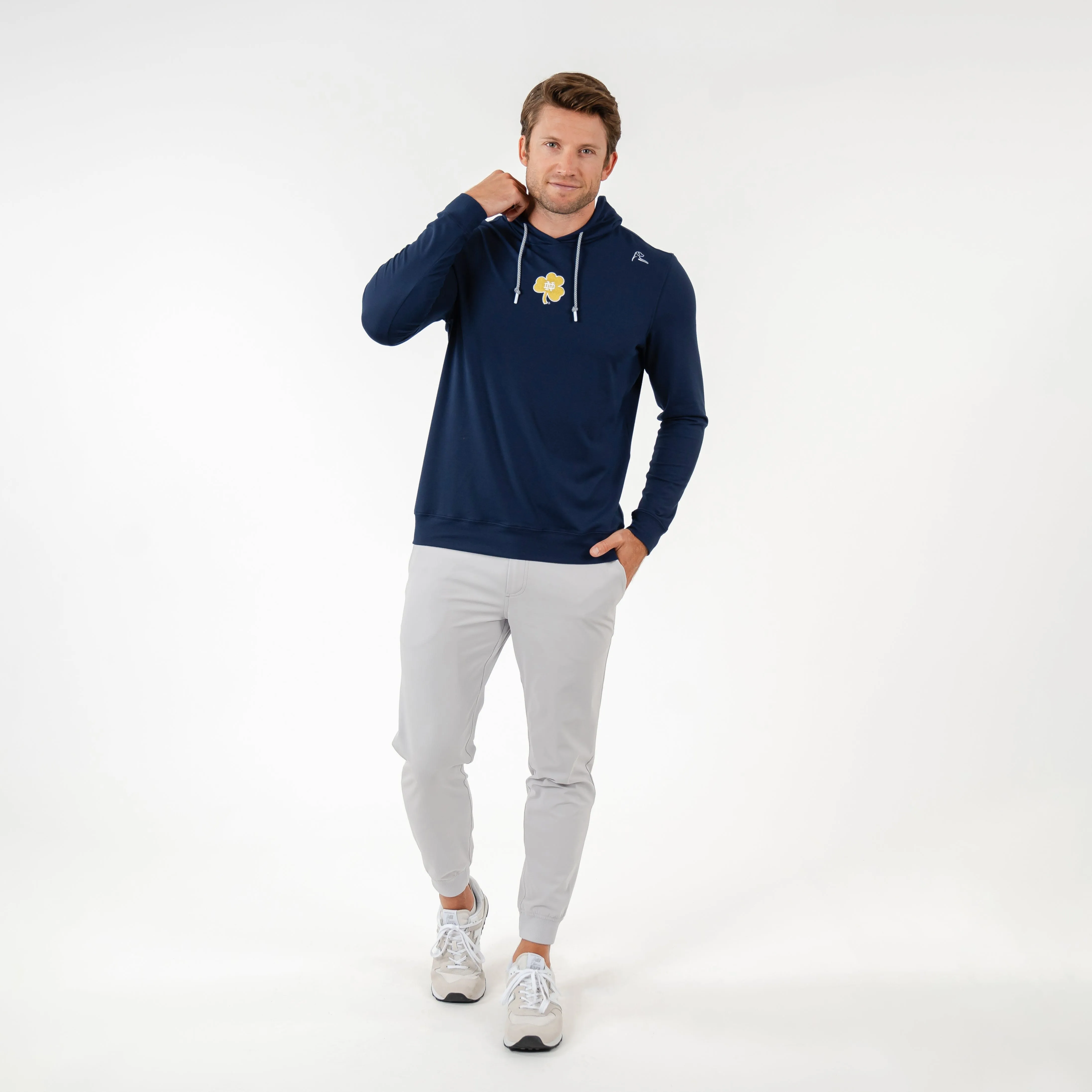 Notre Dame Collegiate Hesi Hoodie - Solid Indigo Blue