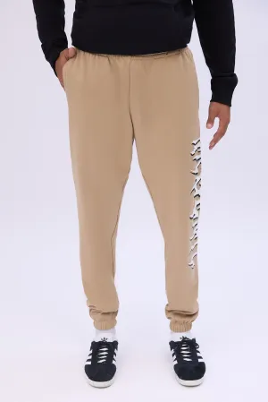 Jogger en molleton imprimé logo Arsenic homme