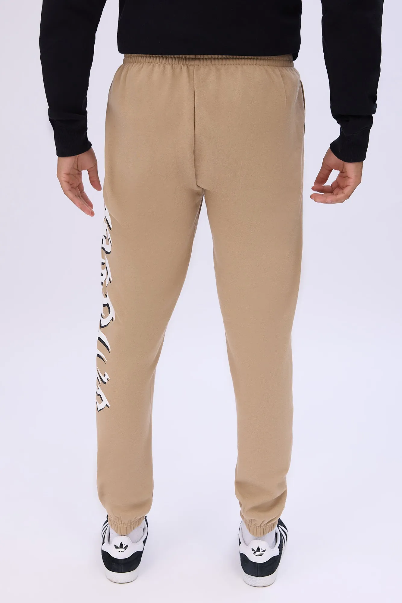 Jogger en molleton imprimé logo Arsenic homme