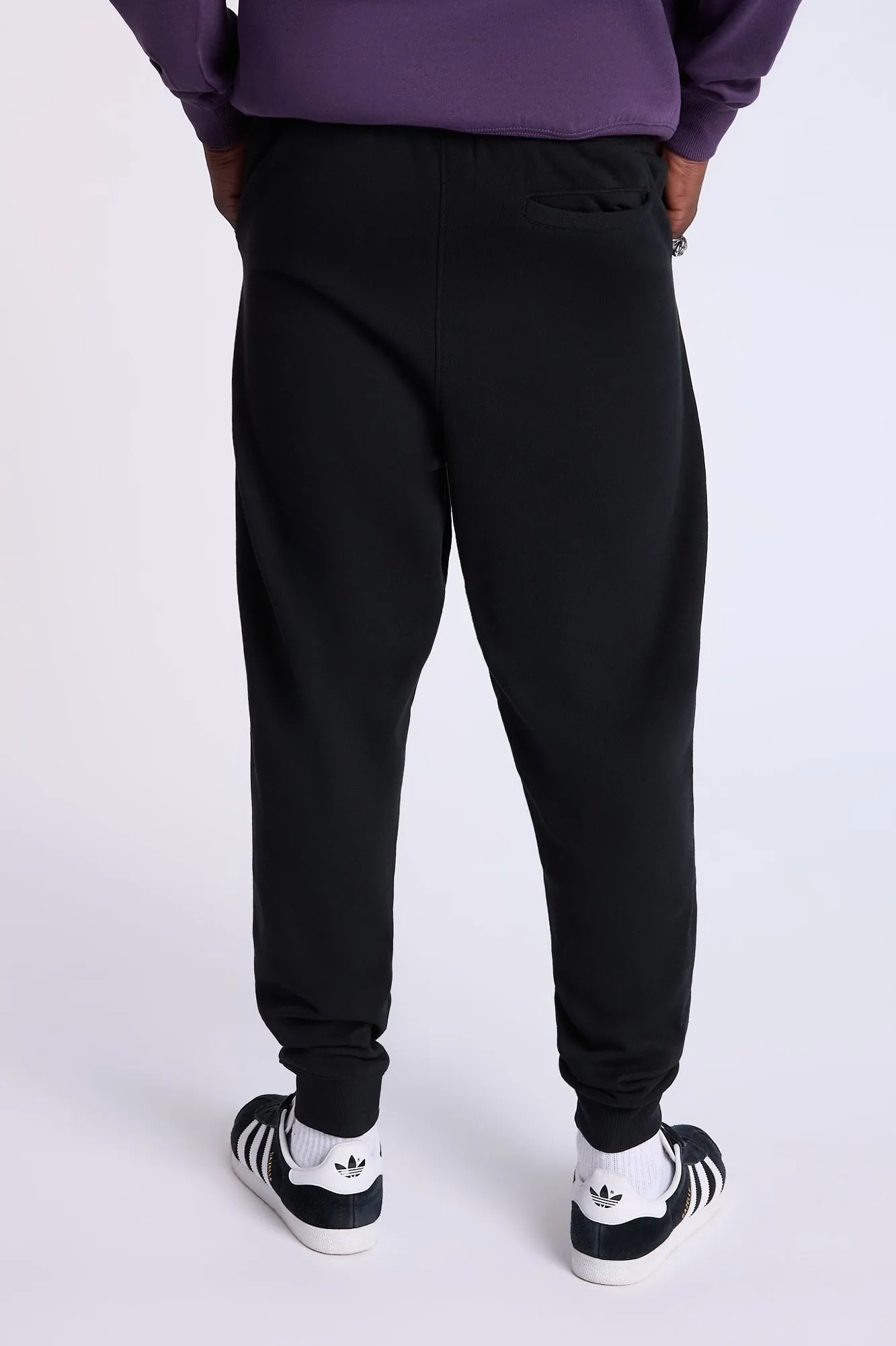 Jogger en molleton imprimé roses Arsenic homme