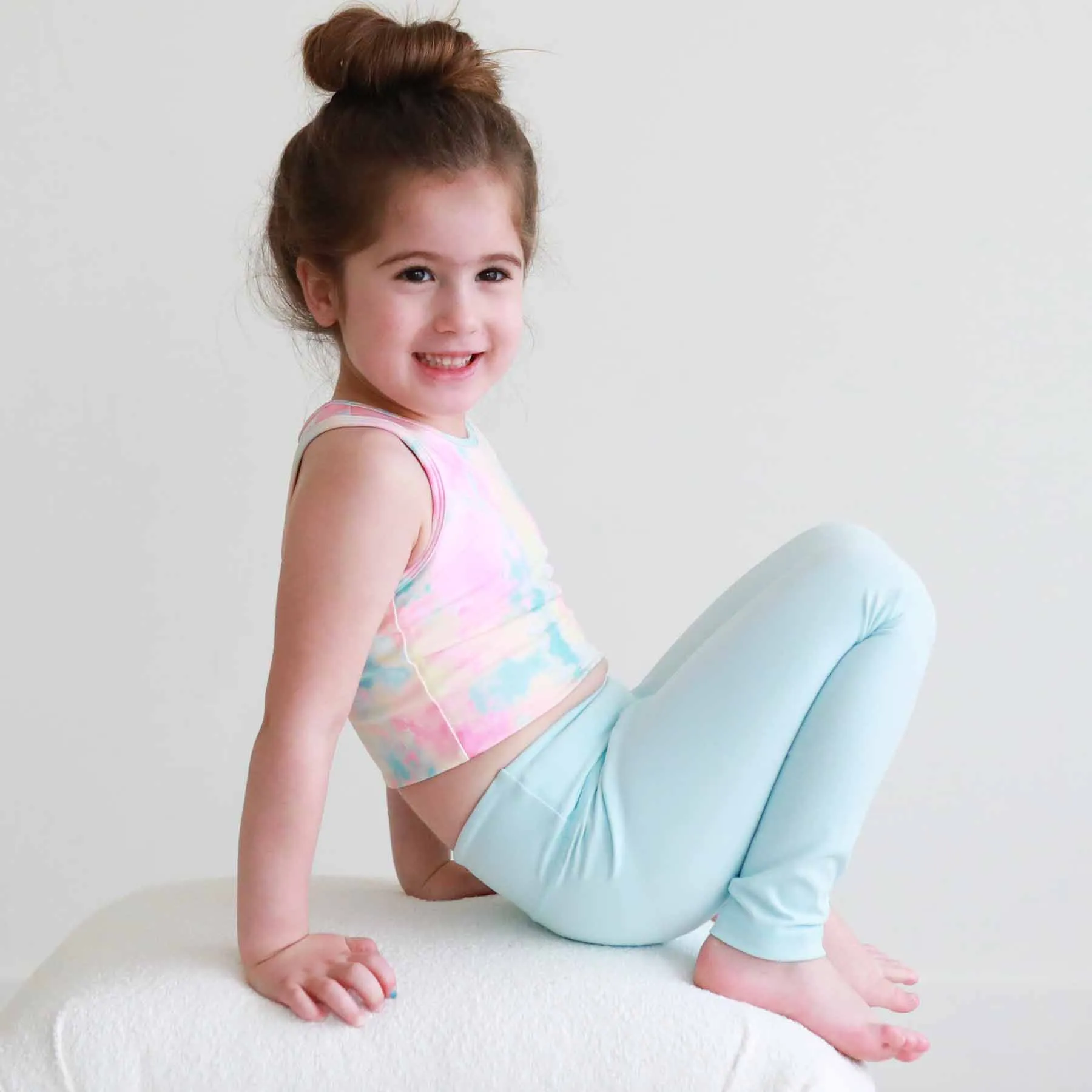 Kids CloudActive Leggings | Candy Blue