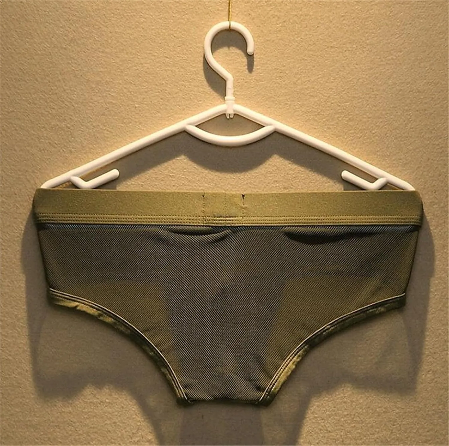 Men's Breathable Ice Silk Sexy Seamless Boxer Briefs Shorts Underwear, Transparent Ultra-Thin Male Underpants