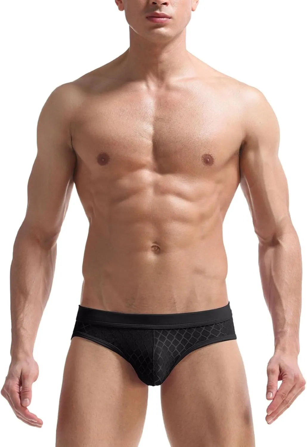 Mens Briefs Soft and Breathable Underwear Low Rise Briefs Nightwear Panties Sexy Bikini