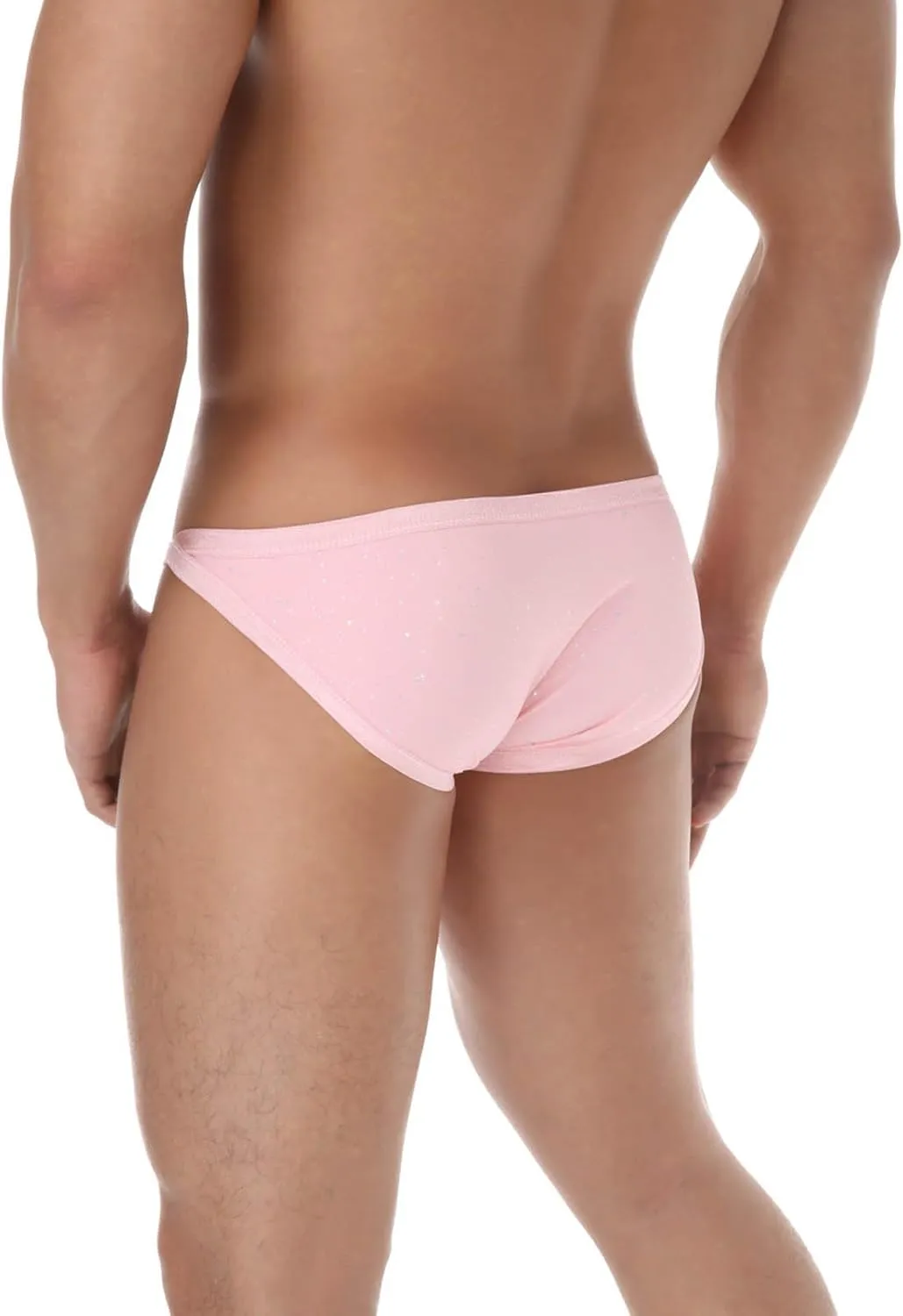 Mens Briefs Underwear Low Waist Daily Print Solid Color Breathable Sexy Briefs