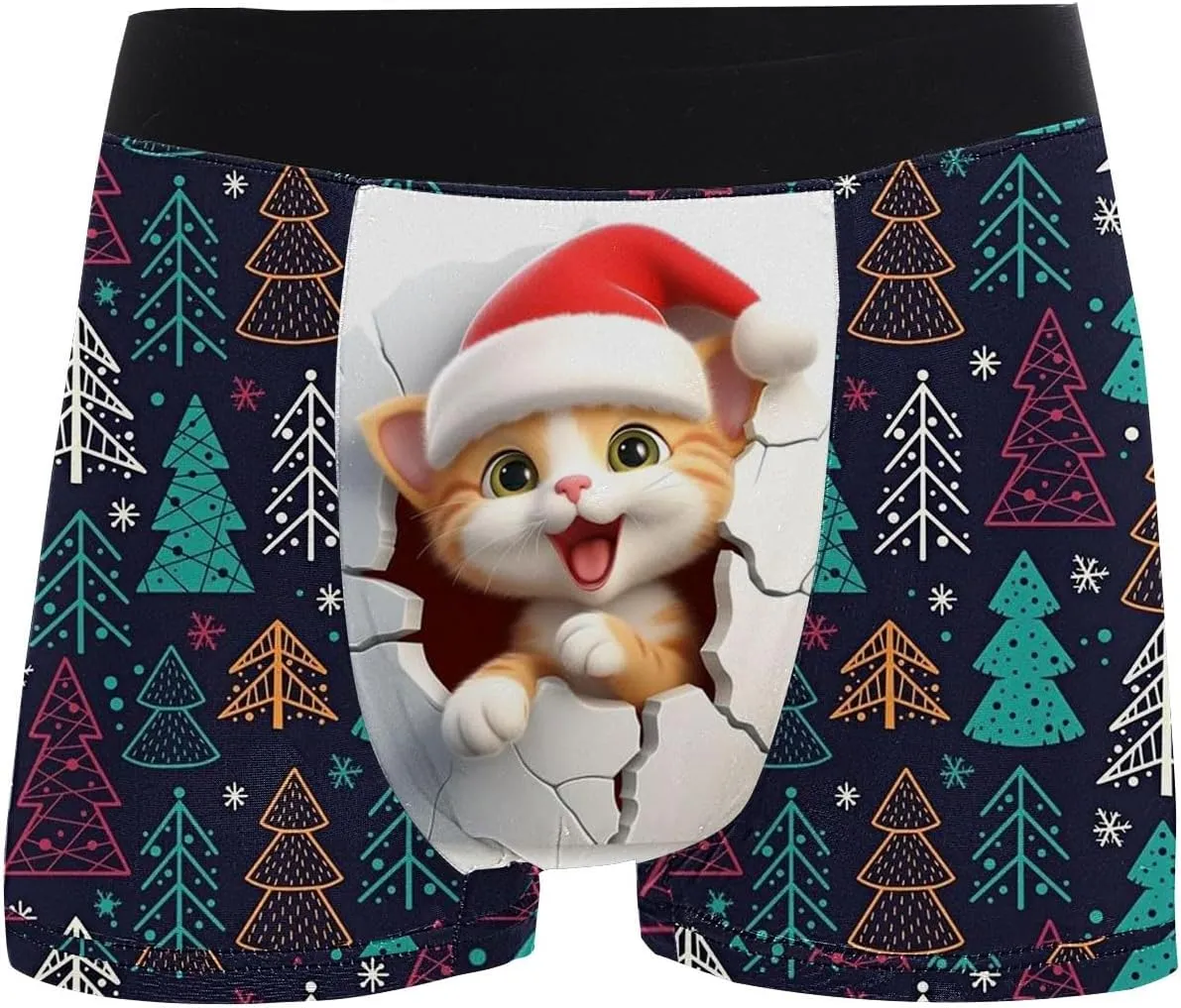 Mens Clothes Breathable 3D Reliefss Pants Personality Tidess Men's Cotton Shorts Male Underwear Thermal Underwear
