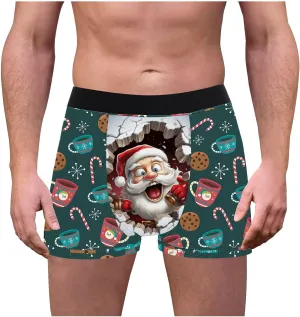 Mens Clothes Breathable 3D Reliefss Pants Personality Tidess Men's Cotton Shorts Male Underwear Thermal Underwear
