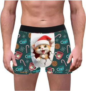 Mens Clothes Breathable 3D Reliefss Pants Personality Tidess Men's Cotton Shorts Male Underwear Thermal Underwear