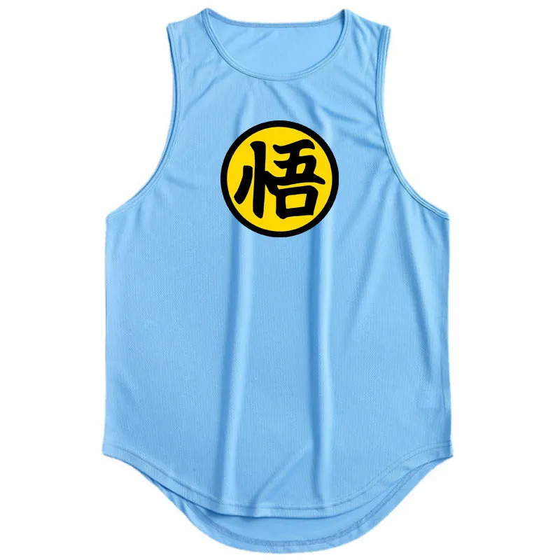 Men's running & fitness vest summer quick drying training suit