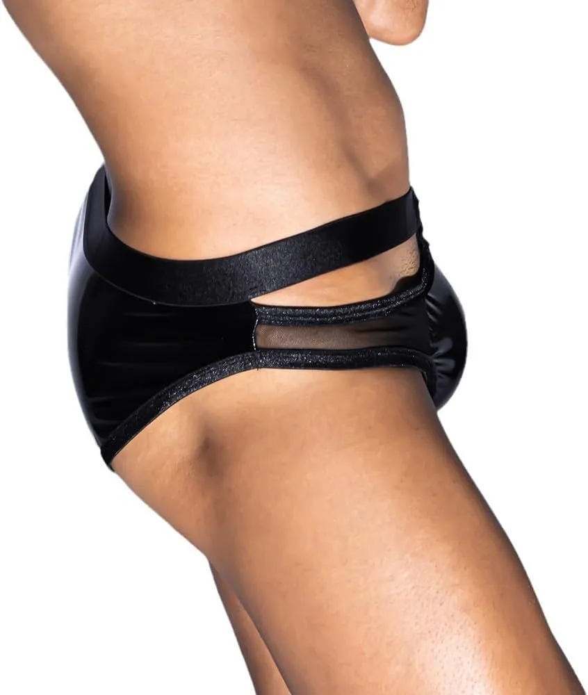 Men's Sexy Boxer Briefs Mesh Breathable Panties Lace Shorts Underwear Low Rise