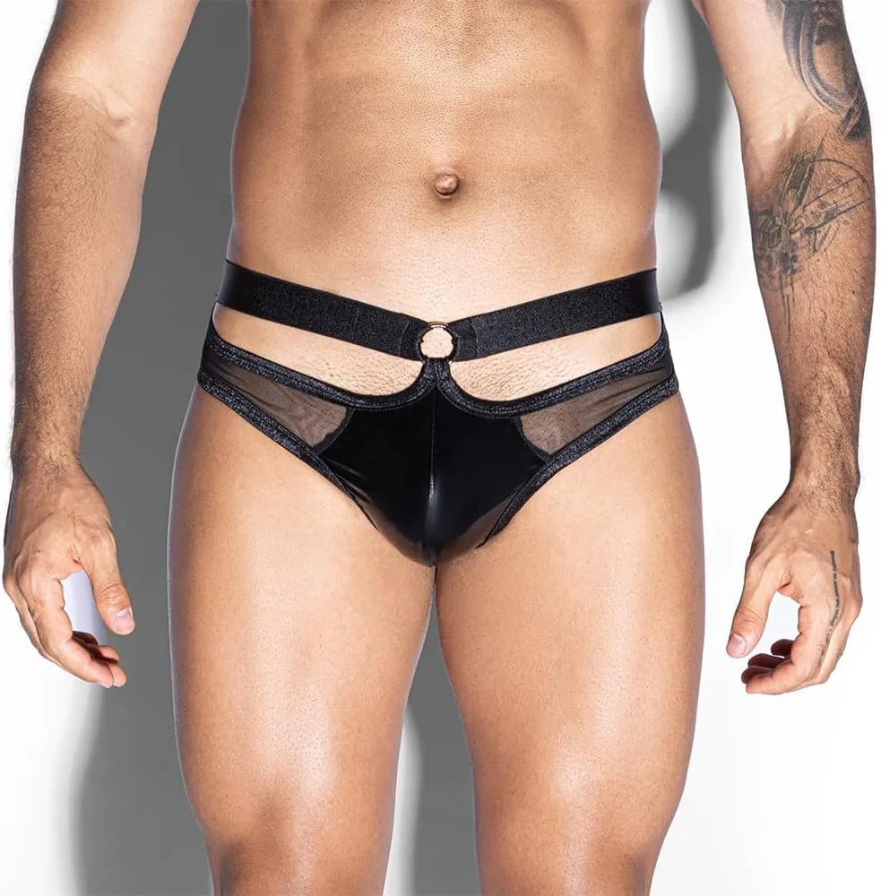 Men's Sexy Boxer Briefs Mesh Breathable Panties Lace Shorts Underwear Low Rise