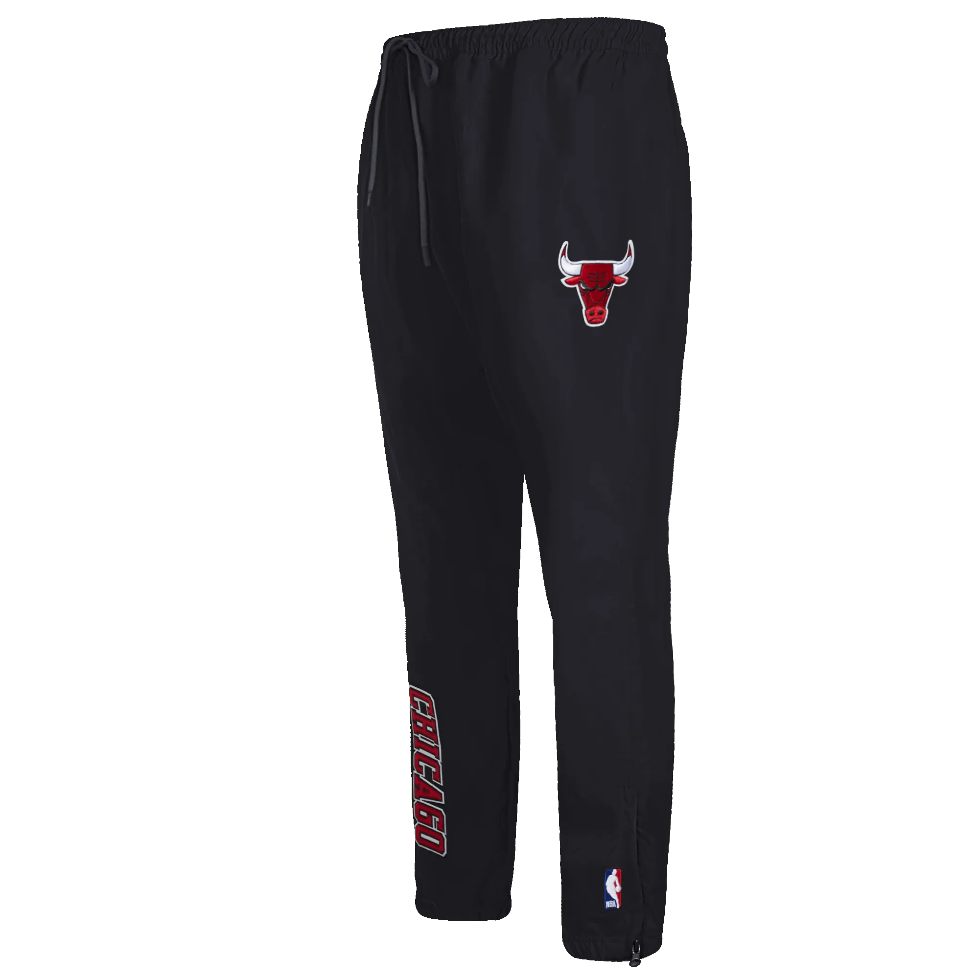 NBA CHICAGO BULLS CLASSIC WOMEN'S WIND WOVEN PANT (BLACK)