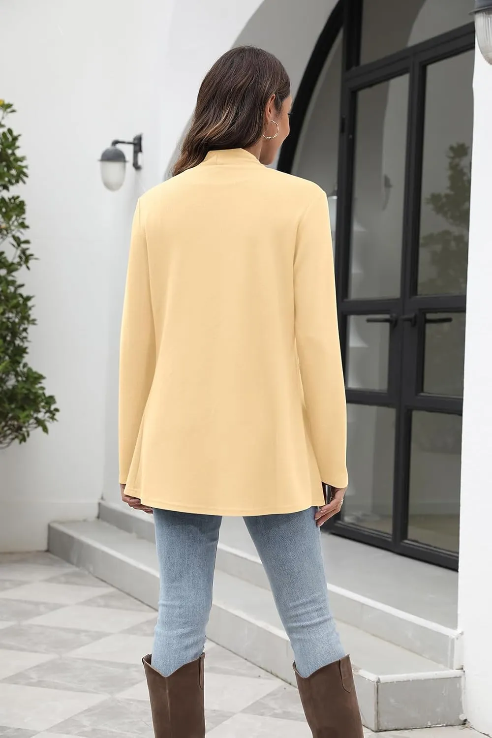 Newchoice Womens Lightweight Long Sleeve Cardigans with Pockets Casual Soft Open Front Sweater Cardigan Duster