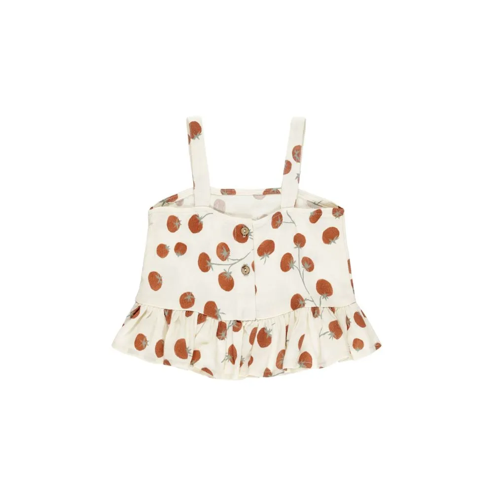 Rylee   Cru Cropped Peplum Tank T