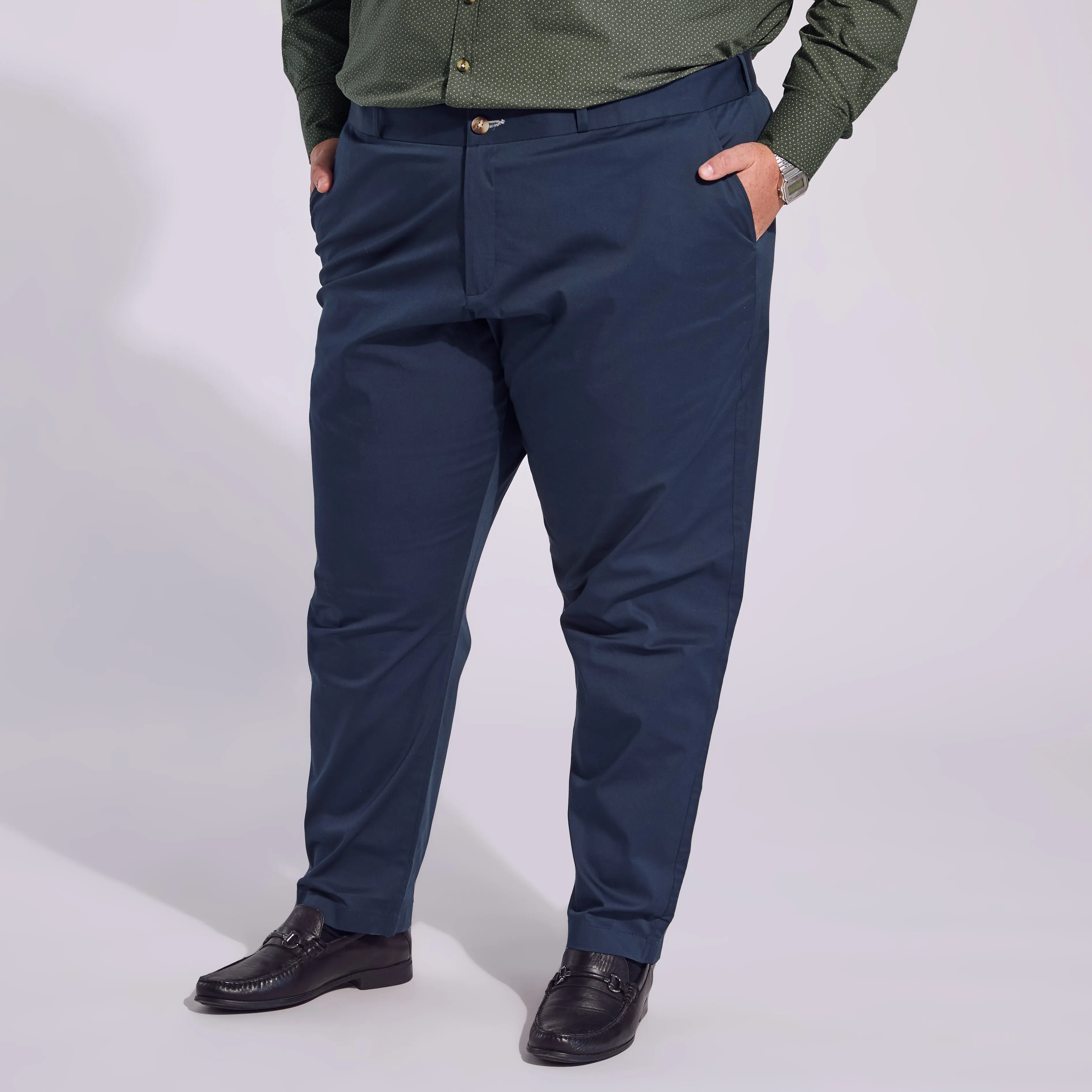 The Quinn Navy Chinos 29" Inseam