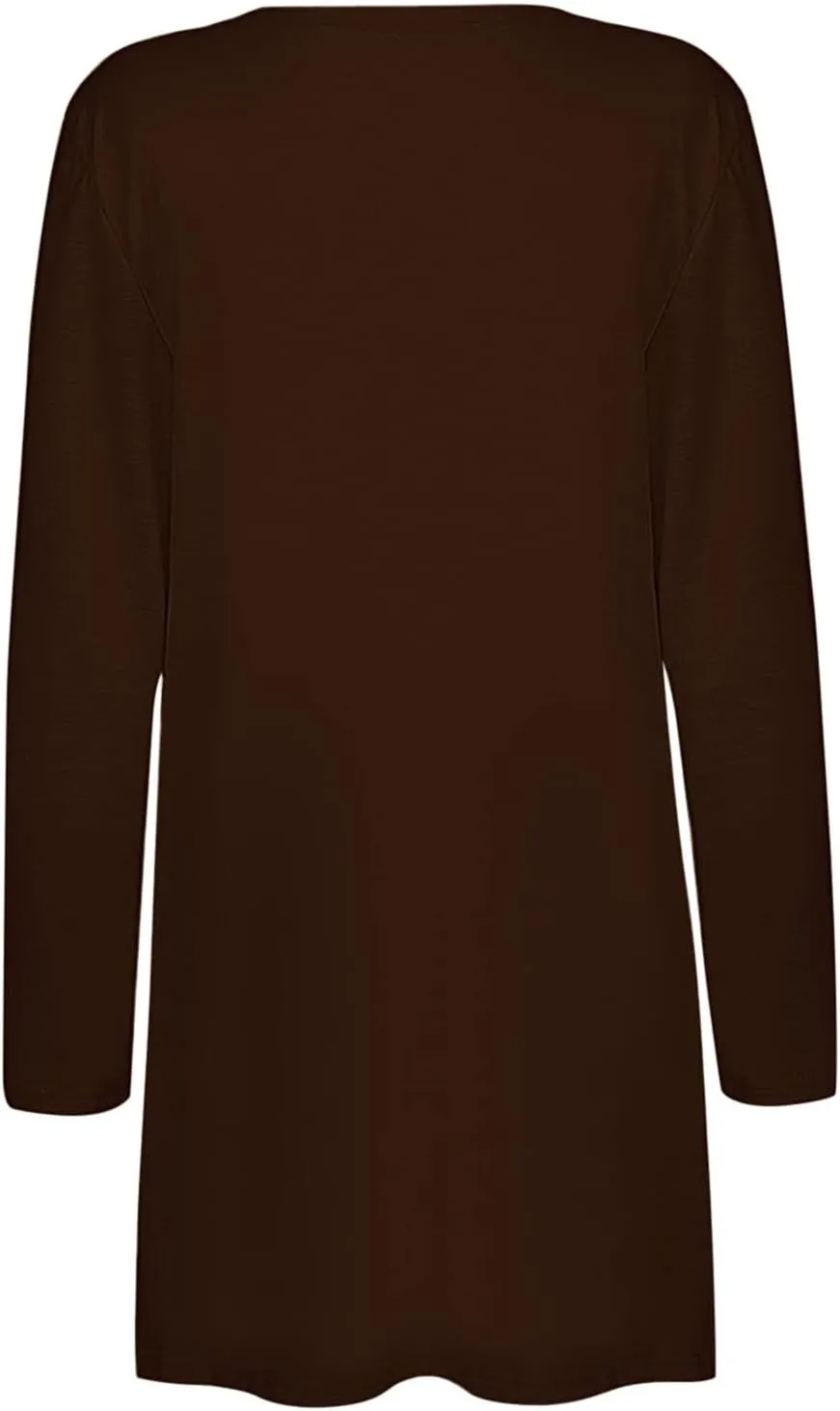 Womens Casual Lightweight Long Sleeve Cardigan Soft Drape Open Front Fall Dusters Sweaters Outwear Coat with Pockets