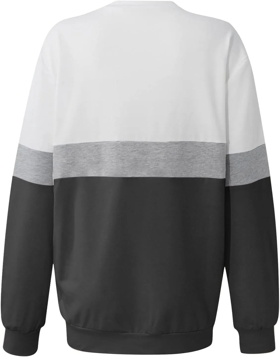 Women's Oversized Color Pullover Sweatshirts, 2024 Outfits Loose Basic Comfy Fleece Sweatshirts Sweaters