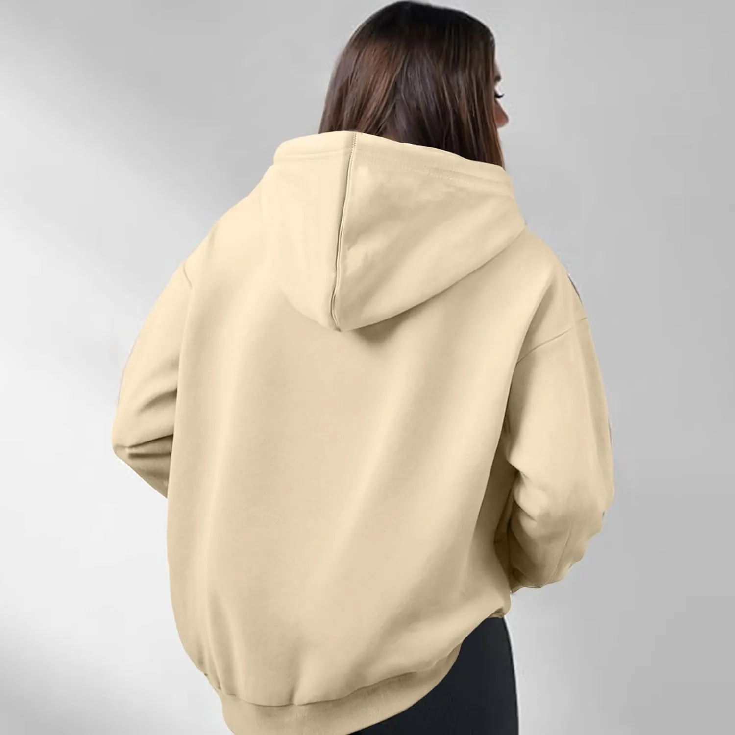 Womens Oversized Sweatshirts Pullover Hoodies Fleece Sweaters Long Sleeve With Pockets Winter Fall Outfits Y2k Clothes